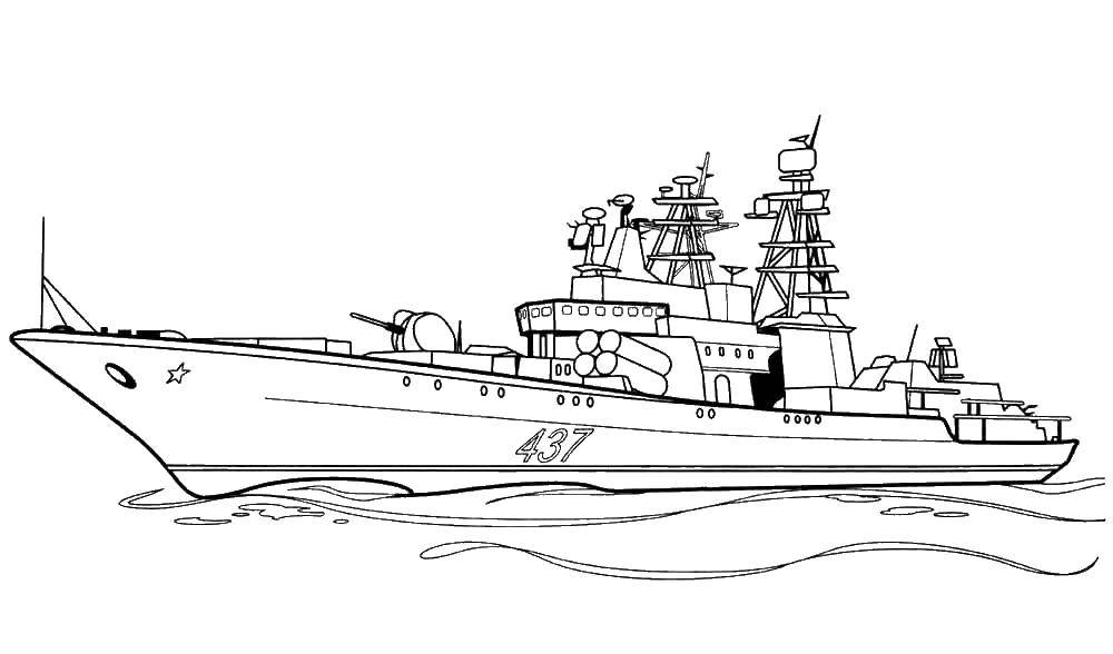 Online coloring pages coloring page warship ship download print coloring page