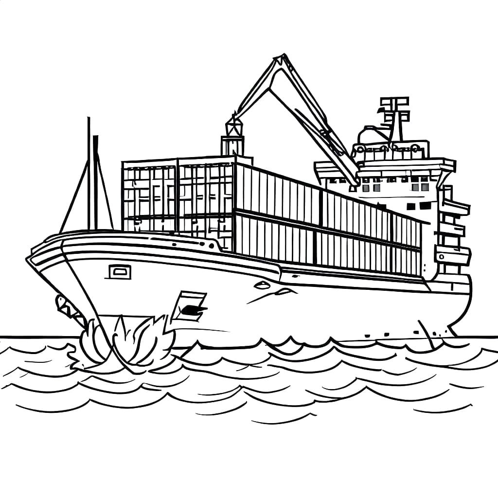 Warship coloring pages printable for free download