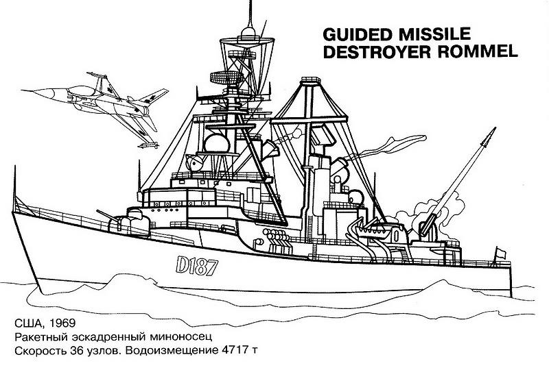 Coloring page warship transportation â printable coloring pages