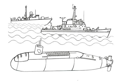 Submarine and warships coloring page free printable coloring pages free printable coloring pages coloring pages warship