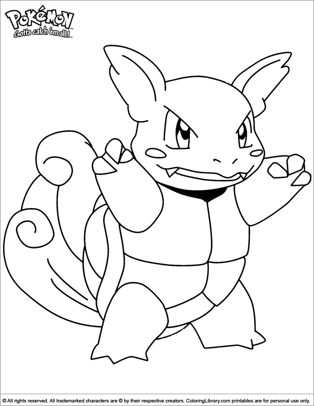 Coloring book page for kids