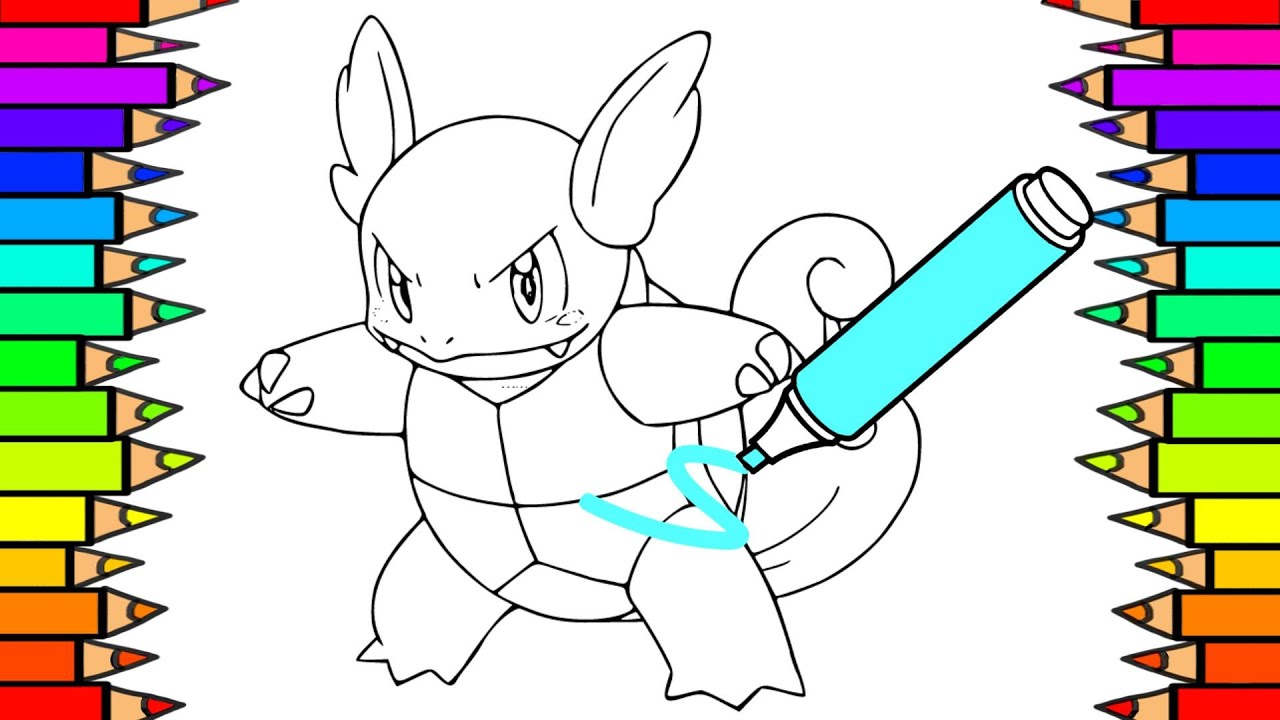 Ãããã ãããããããããããã pokãon wartortle coloring pages