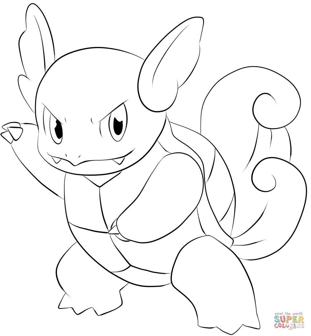 Wartortle coloring page free printable coloring pages pokemon coloring pages turtle coloring pages pokemon coloring sheets