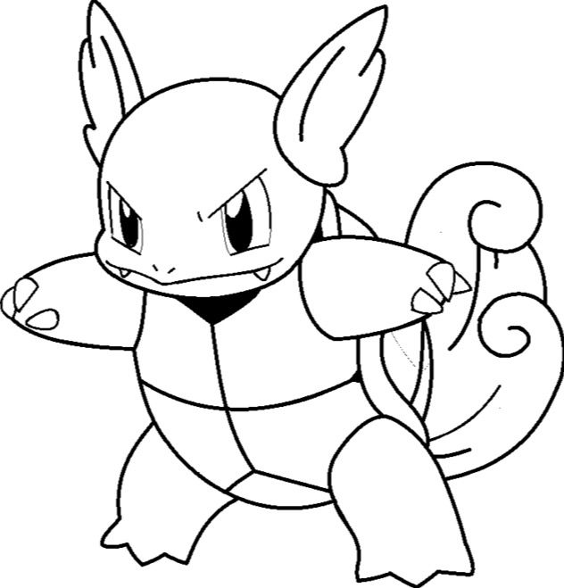 Wartortle outline pokemon coloring pages pokemon coloring pokemon coloring sheets