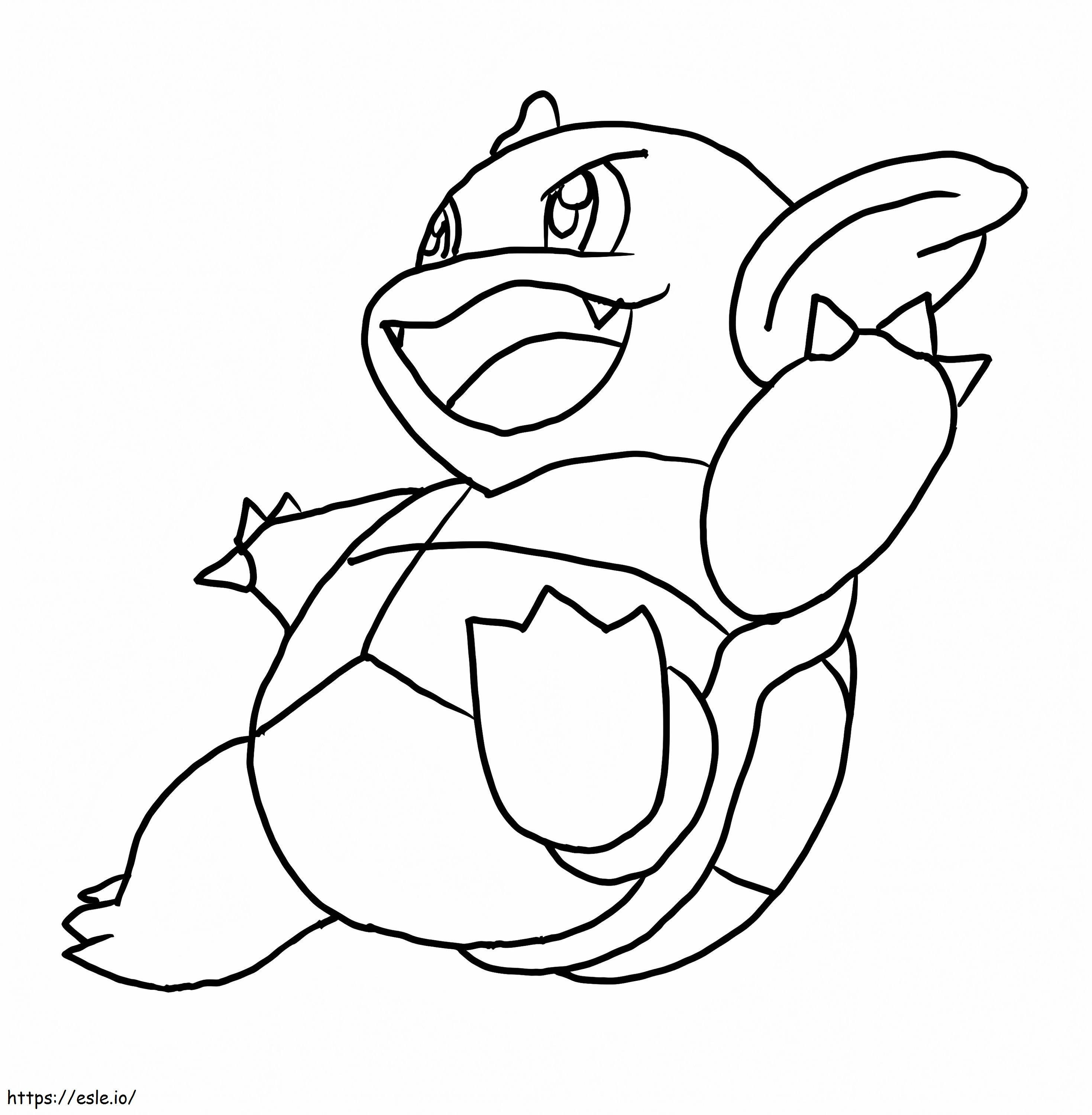 Wartortle coloring page