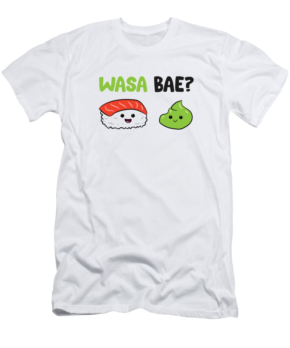 Sushi wasabi japanese food wasa base sushi lover t