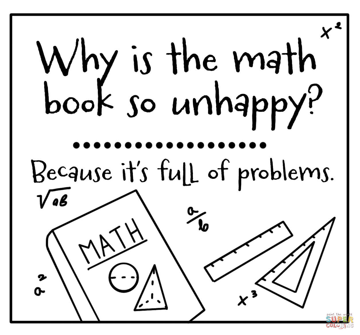 Unhappy math