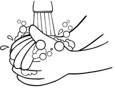 Hand washing coloring pages eas coloring pages hand washing online coloring