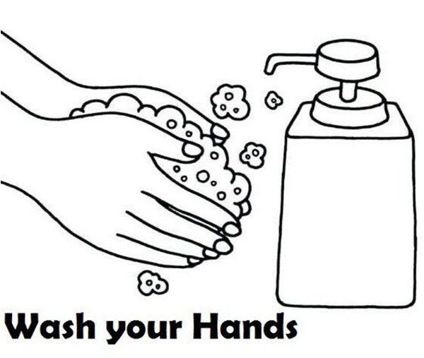 Free hand washing coloring pages for kids â øøùøøøù ùøªøùù coloring pages for kids coloring pages numbers for kids
