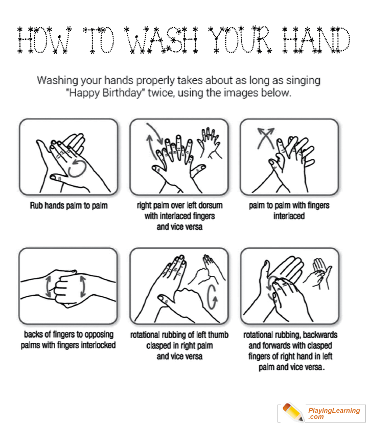 Flu season how to wash hands coloring page free flu season how to wash hands coloring page