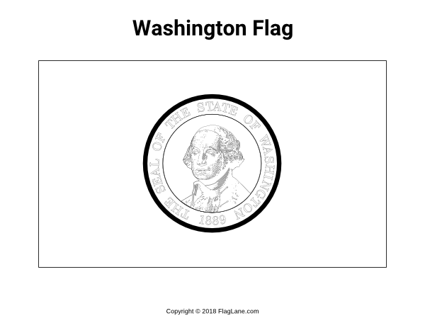 Free state flag coloring pages page