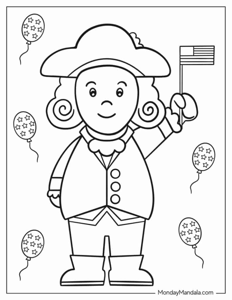 Th of july coloring pages free pdf printables