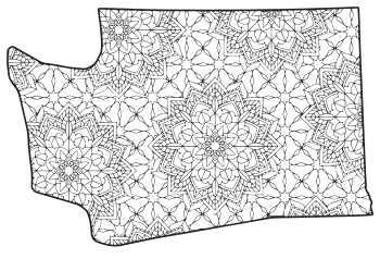 Washington â map outline printable state shape stencil pattern â diy projects patterns monograms designs templates