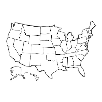 Usa map clip art images