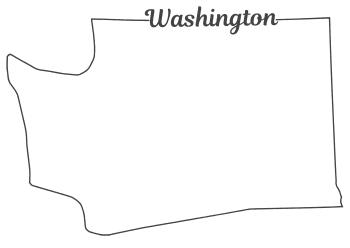 Washington â map outline printable state shape stencil pattern â diy projects patterns monograms designs templates