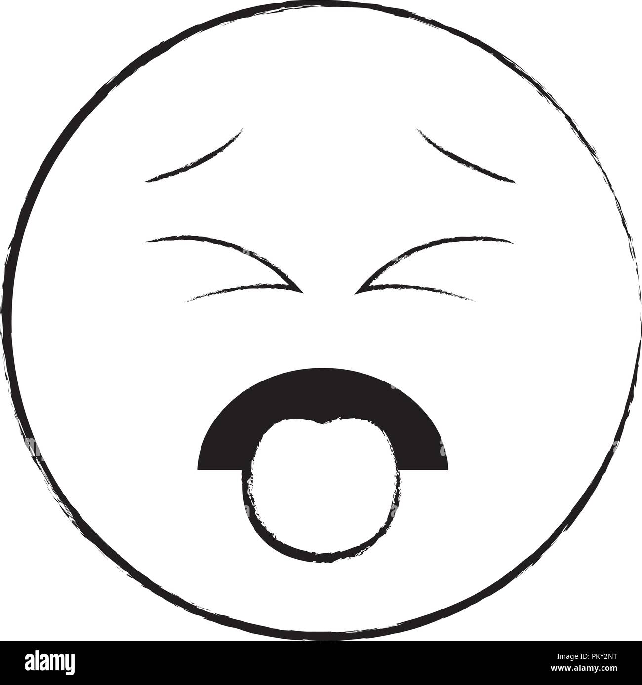 Disgust icon stock vector images