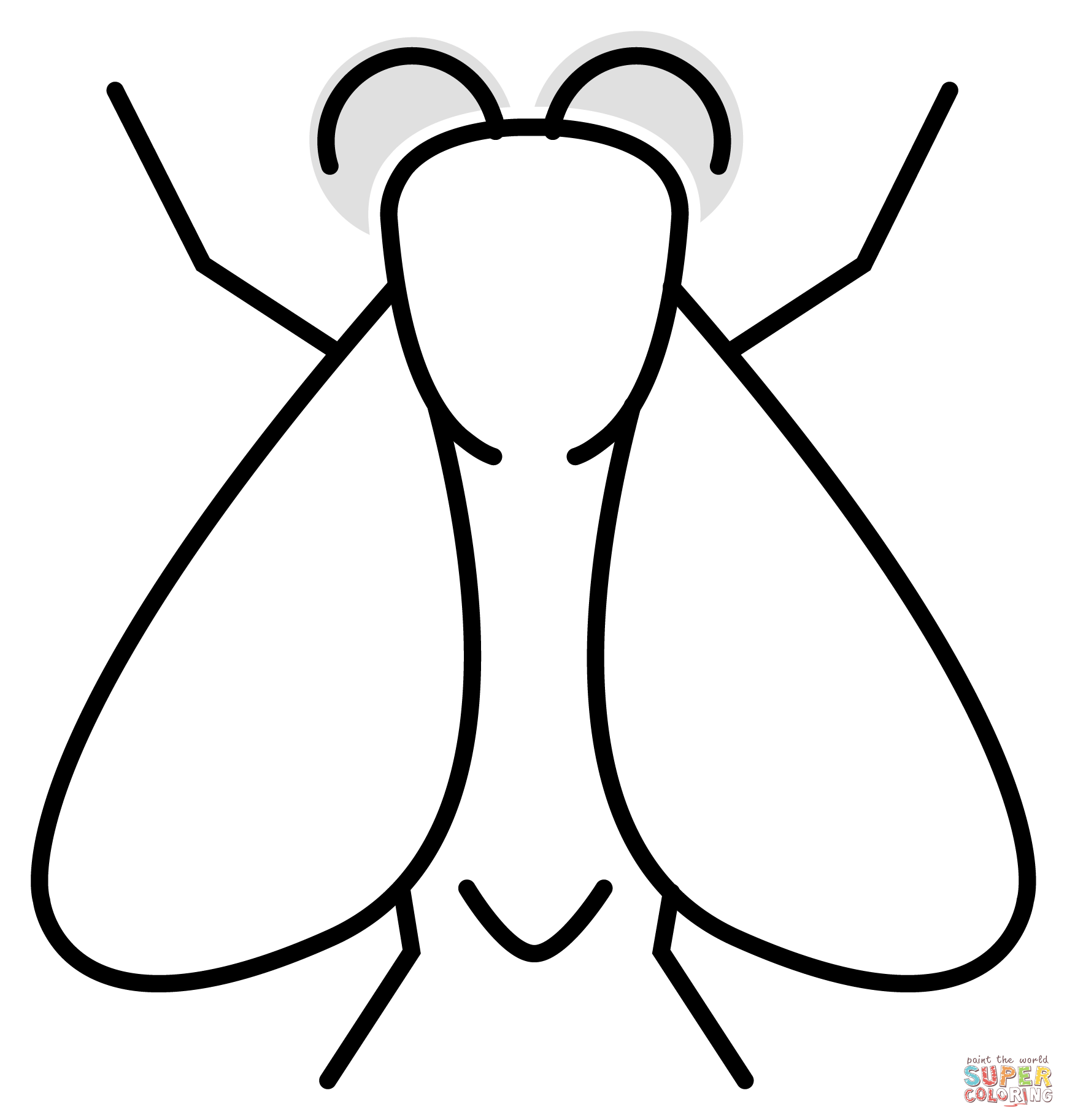 Fly emoji coloring page free printable coloring pages