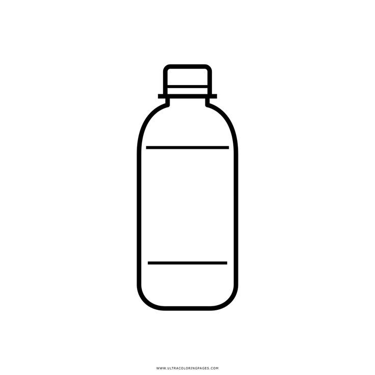 Plastic bottle coloring page bottle drawing plastic bottles coloring pages