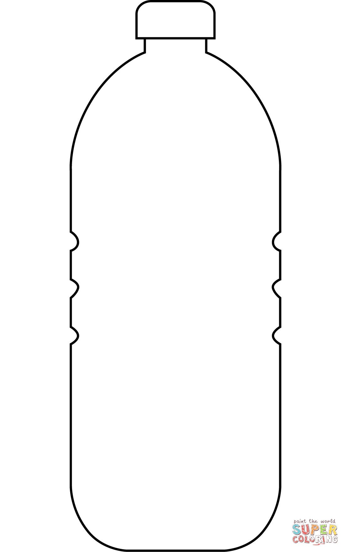 Water bottle coloring page free printable coloring pages