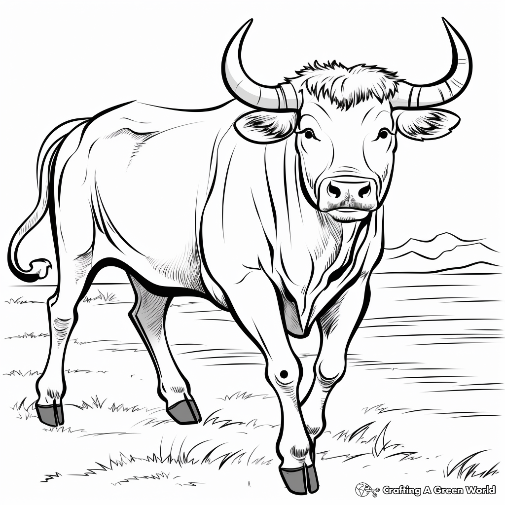 Buffalo coloring pages