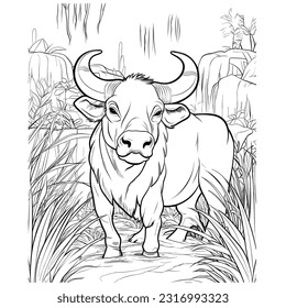 Water buffalo drawing images stock photos d objects vectors