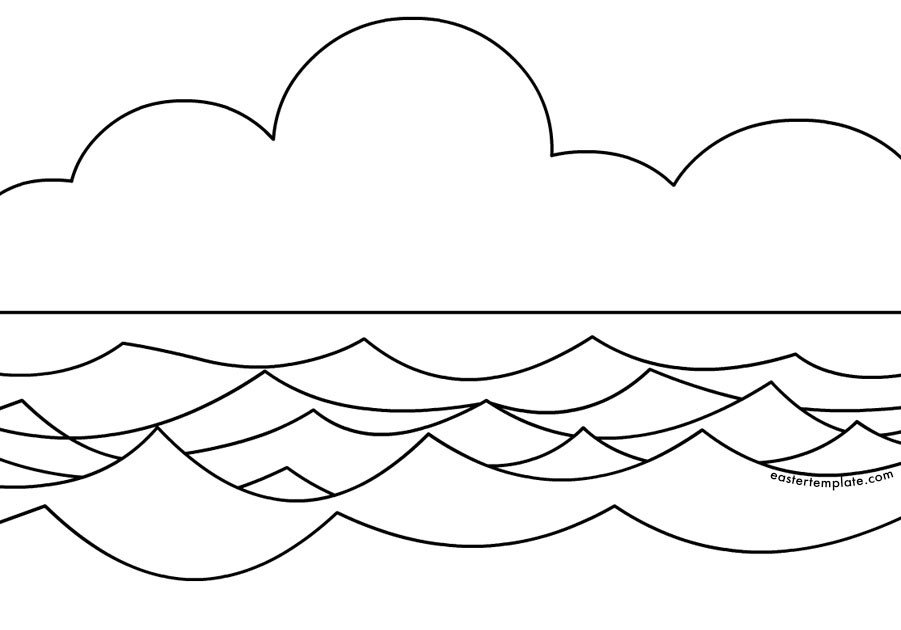 Sea coloring page