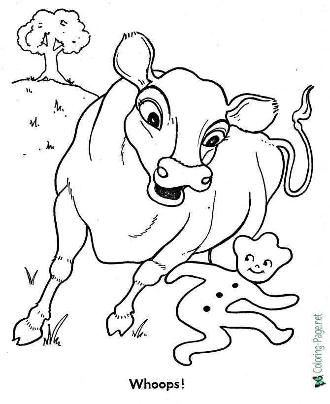 Gingerbread man coloring pages