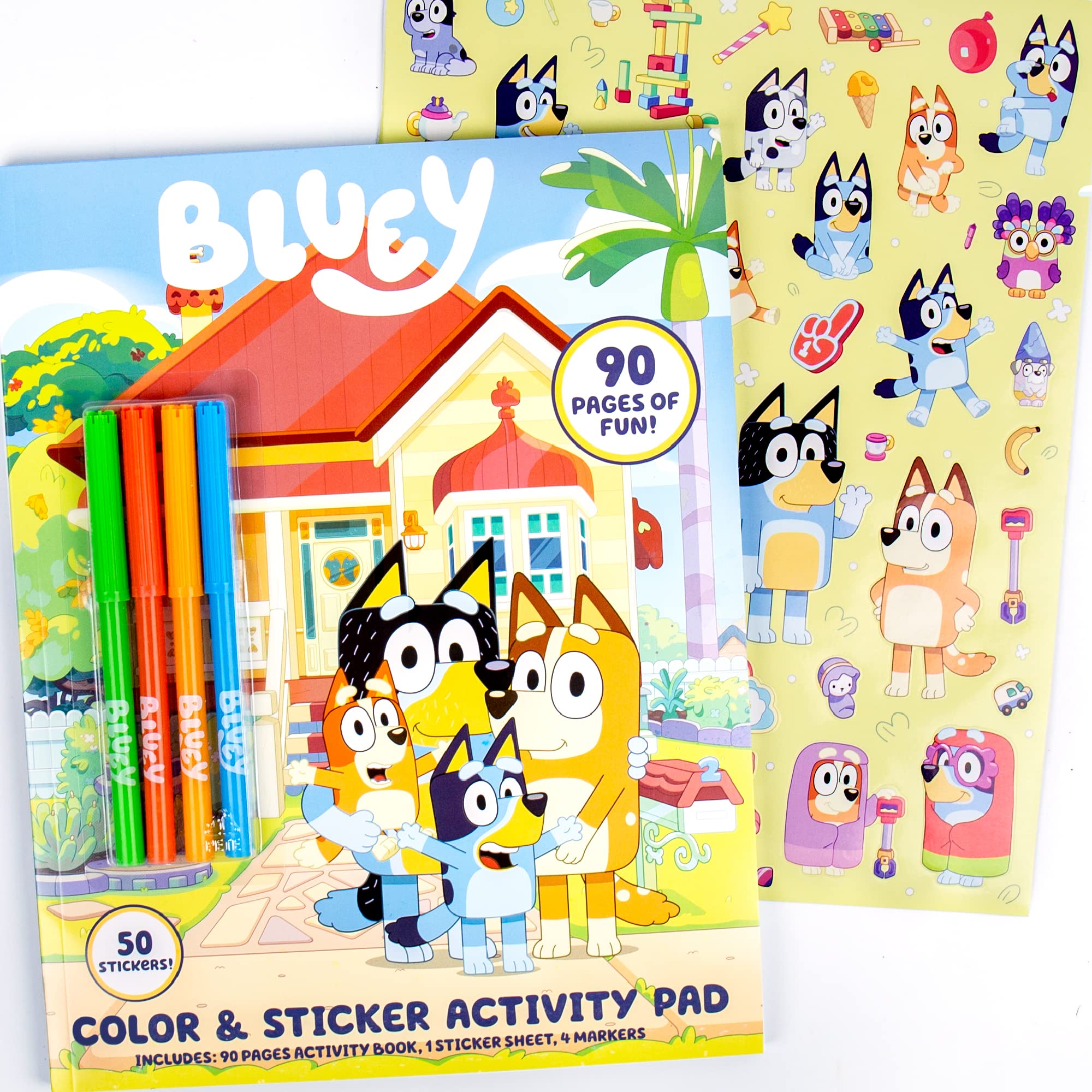 Bluey coloring activity sticker book great for at