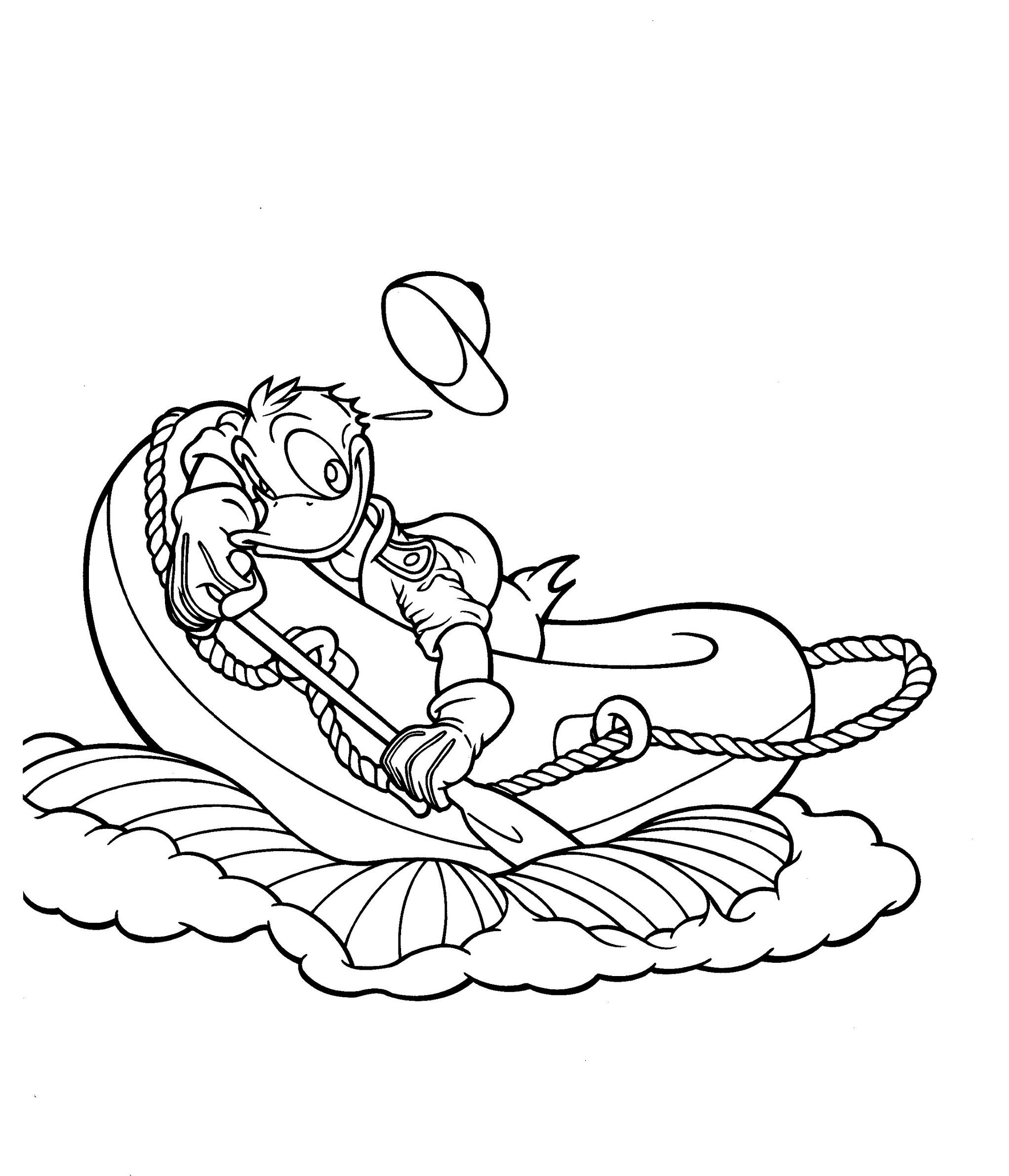 Disney coloring pages â donald water park â the disney nerds podcast