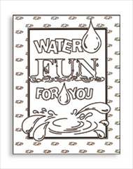 Water fun for you coloring book