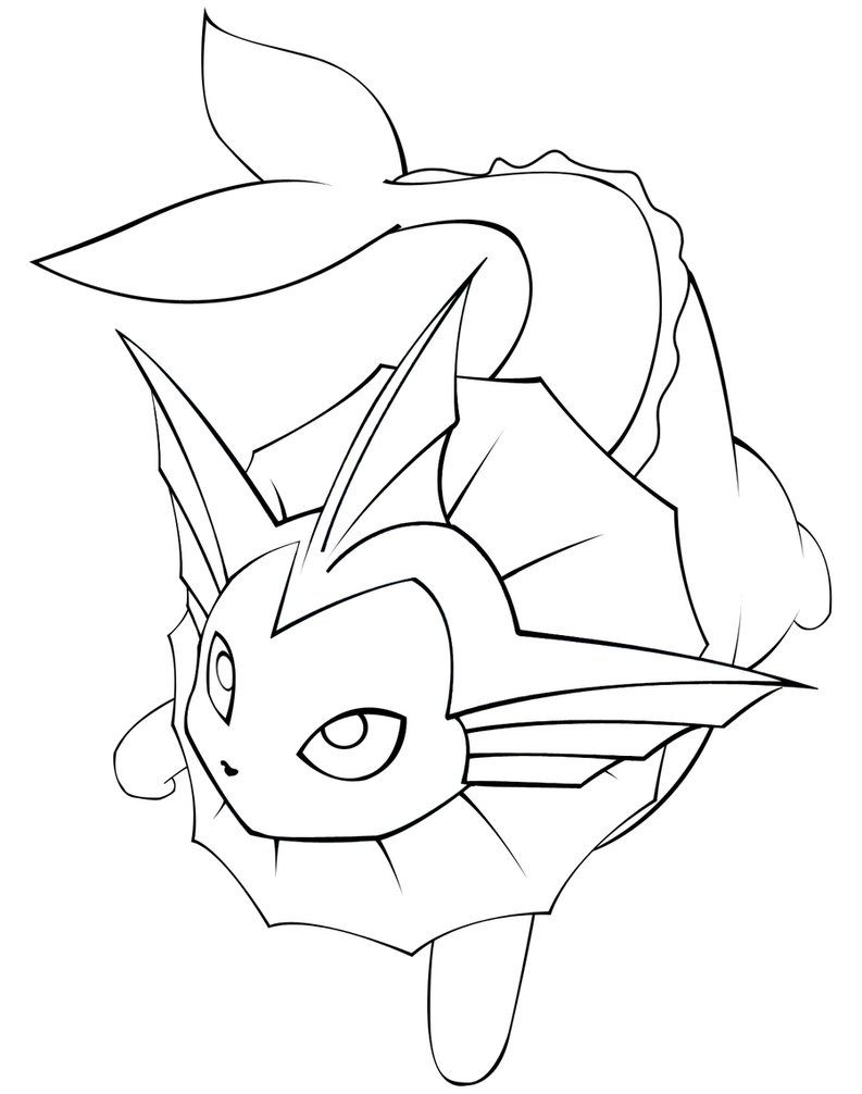 Pokemon water type coloring pages