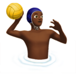 Man playing water polo medium