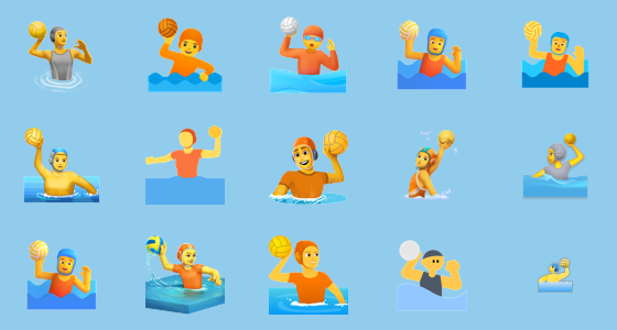 Ð person playing water polo emoji