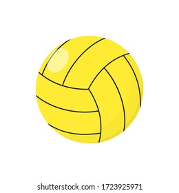 Vector illustration water polo ball isolated stock vector royalty free