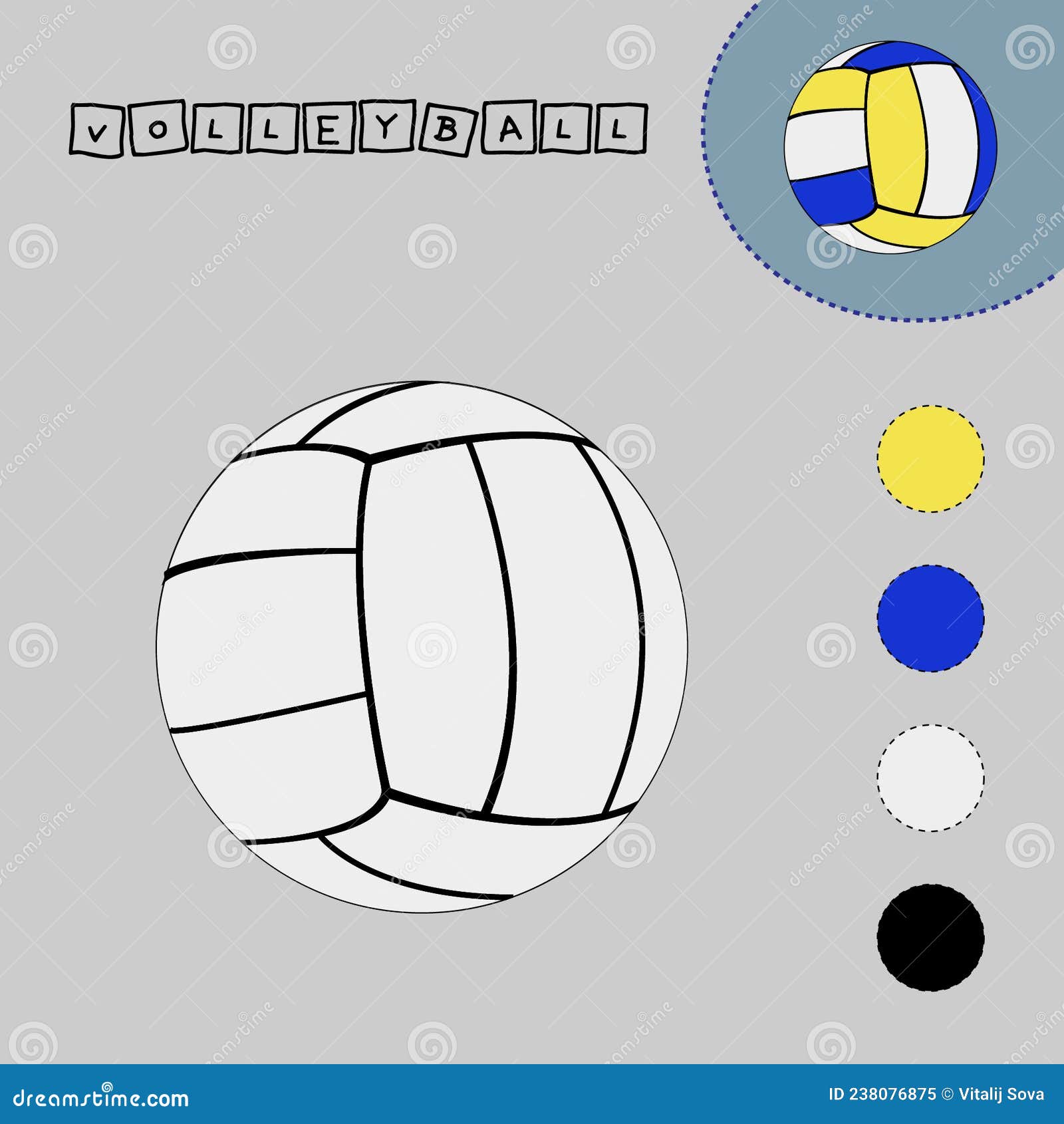 Book coloring volleyball stock illustrations â book coloring volleyball stock illustrations vectors clipart