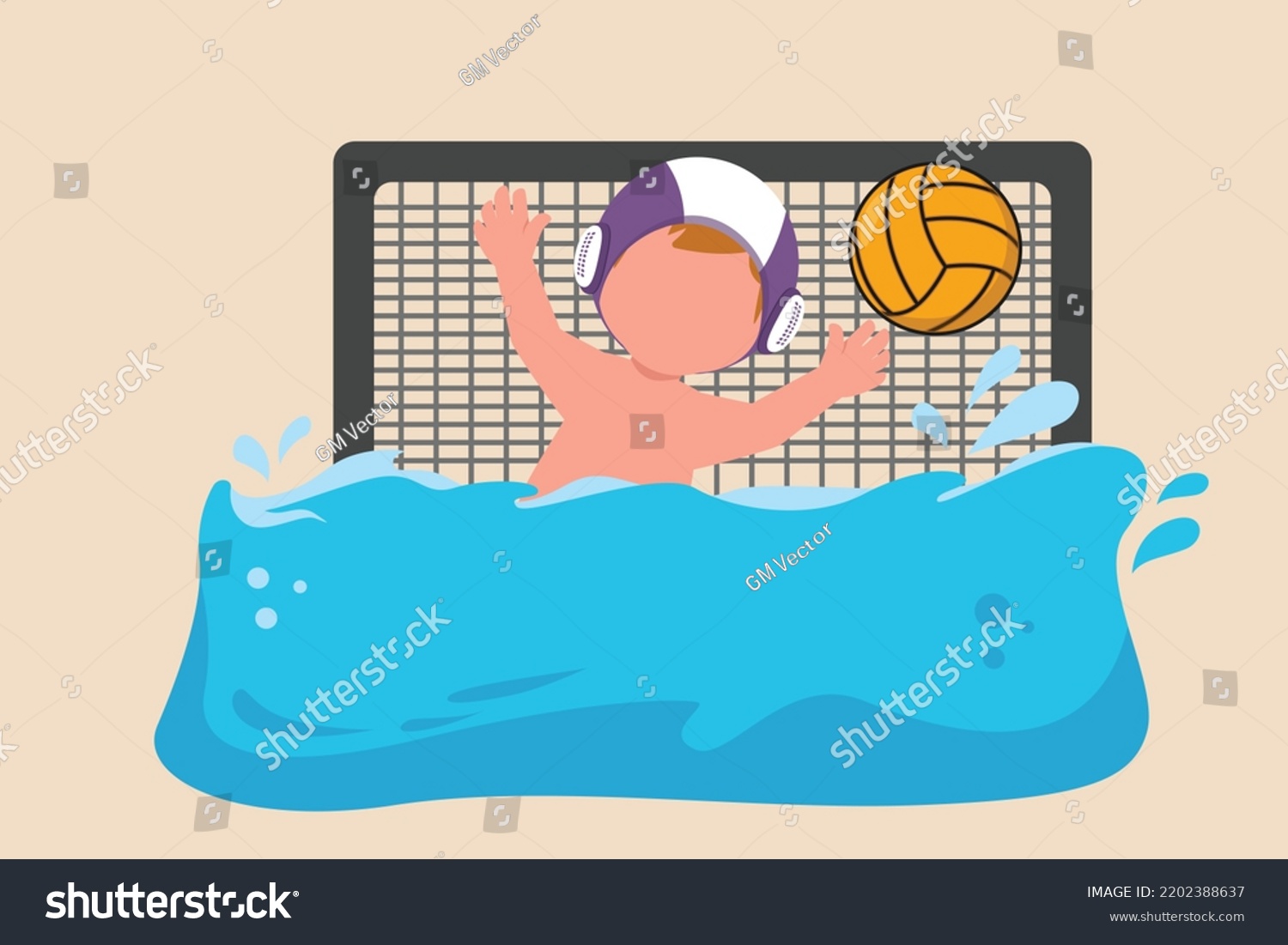 Kids playing water polo photos images and pictures
