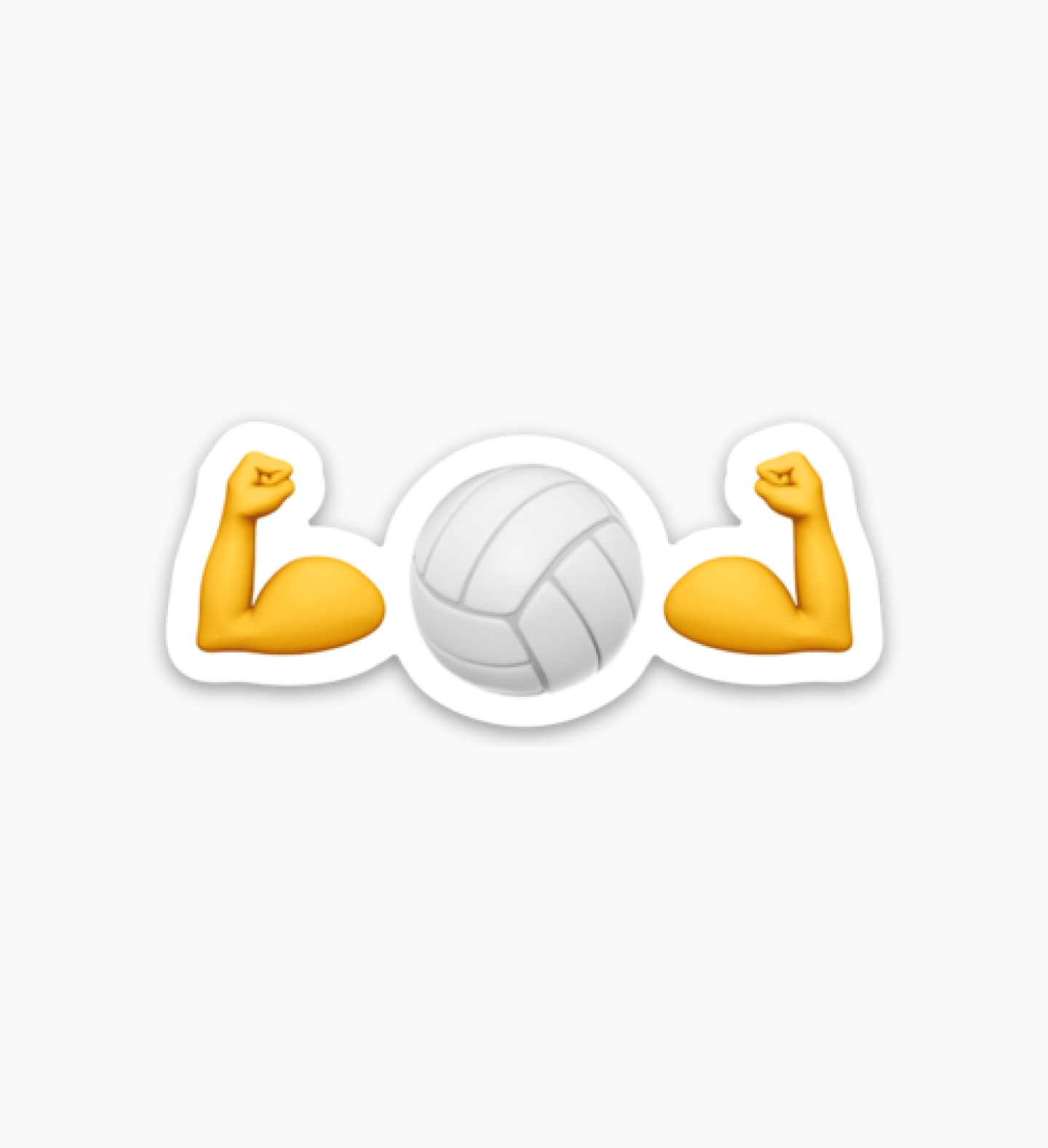 Volleyball biceps emoji