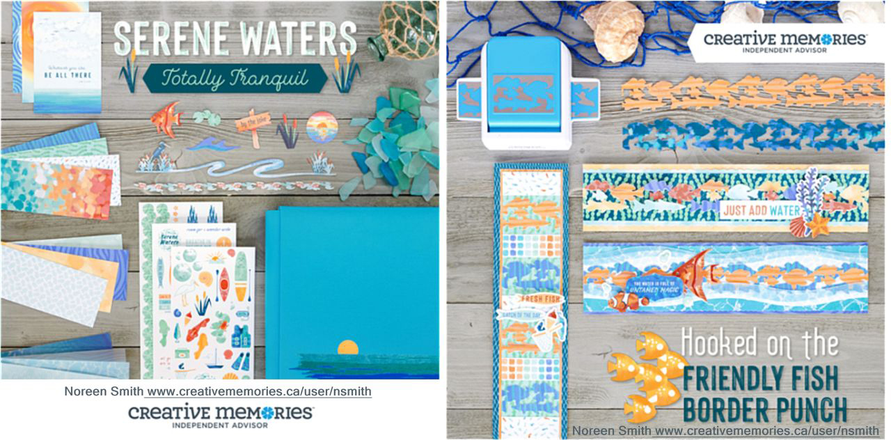 June sketch with creative memories serene waters by noreen smith