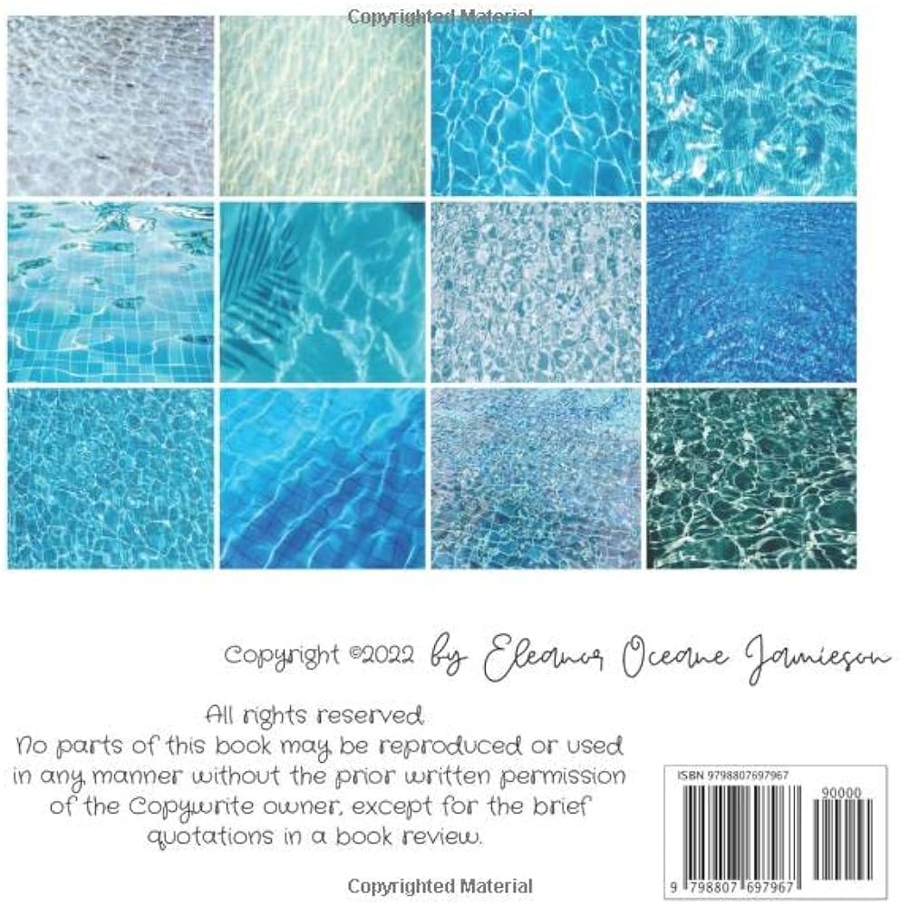 Water scrapbook collection inspired by water sports paper set for creative crafts papers with ocean sea rivers pool and beach patterns lovers summer and vacation collection jamieson