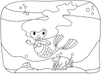 Water theme coloring pages and printable activities