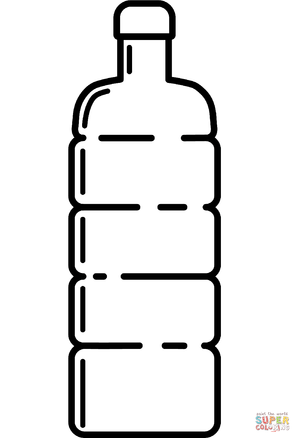 Water bottle coloring page free printable coloring pages