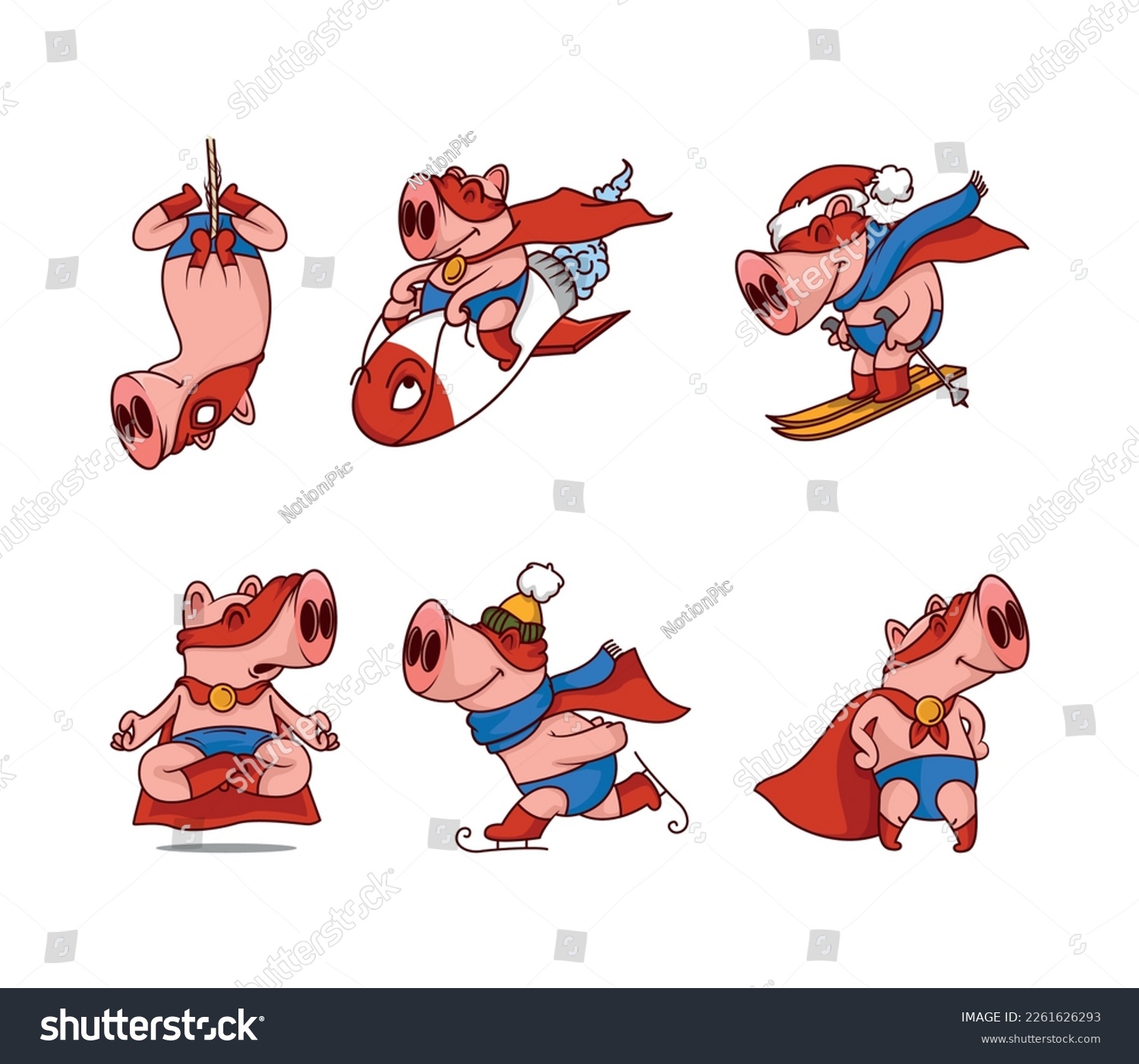 Skiing pig images stock photos d objects vectors