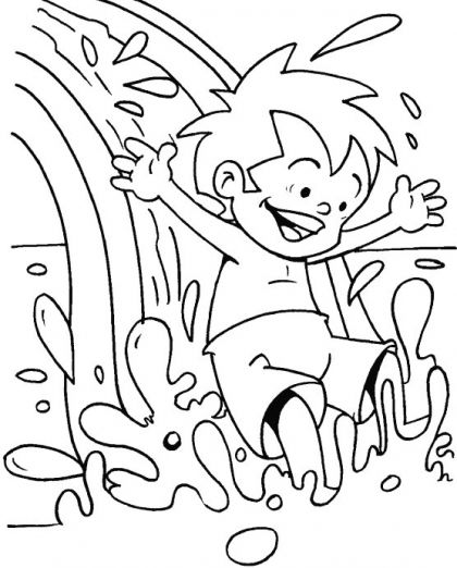 Water park coloring page download free water park coloring page for kids summer coloring pages coloring pages coloring books