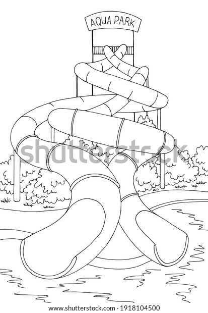 Water slide sketch images stock photos d objects vectors