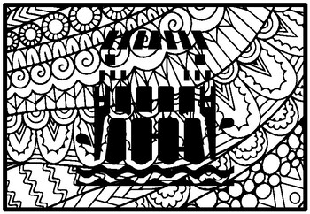 Water park theme coloring pages water park theme stain glass art