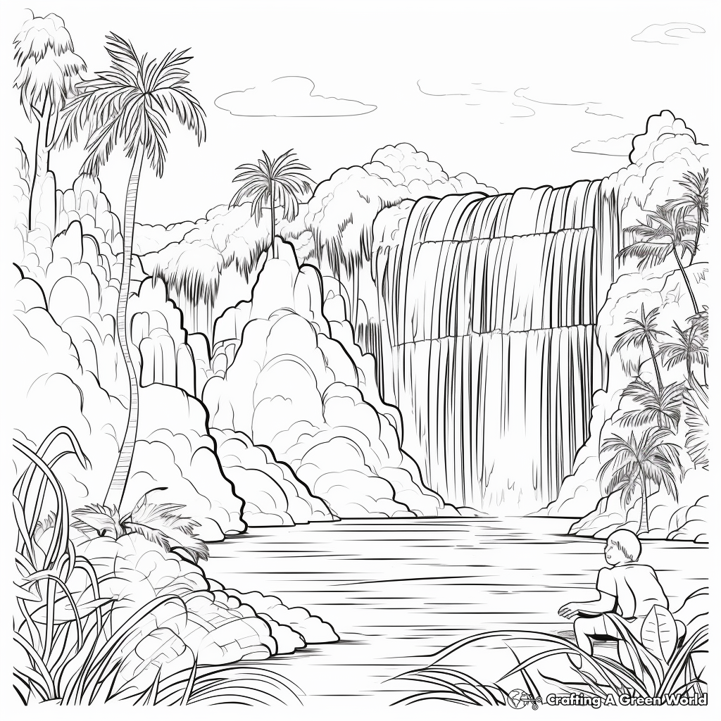 Nature coloring pages