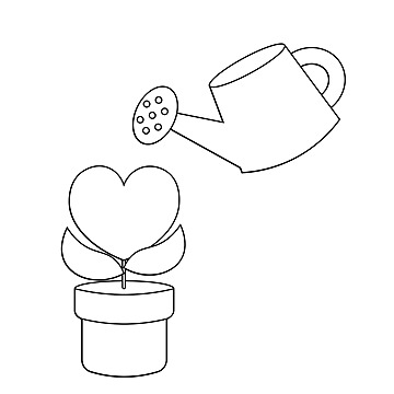 Watering can outline art png transparent images free download vector files