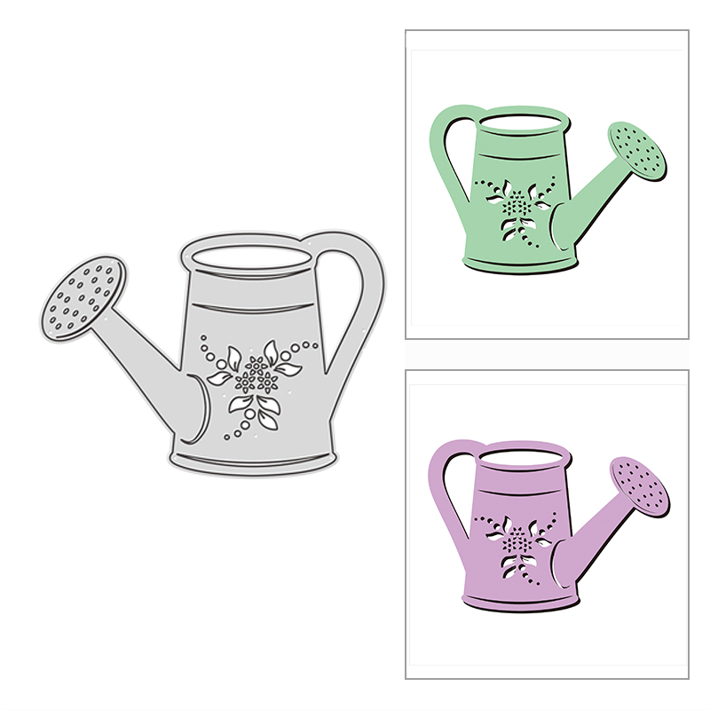 New diy exquiite watering can craft mold metal cutting die for crapbooking and card making decorative emboing no tamp