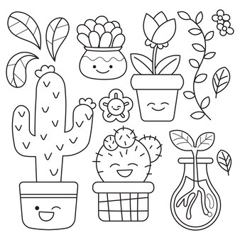 Watering can coloring pages vectors illustrations for free download