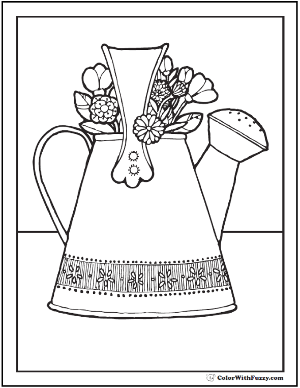 Flower coloring pages â tulips roses lilies daisies bouquets